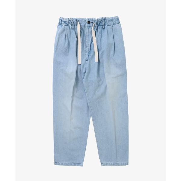 Sillage シアージ baggy trousers denim bleached バギートラウザー