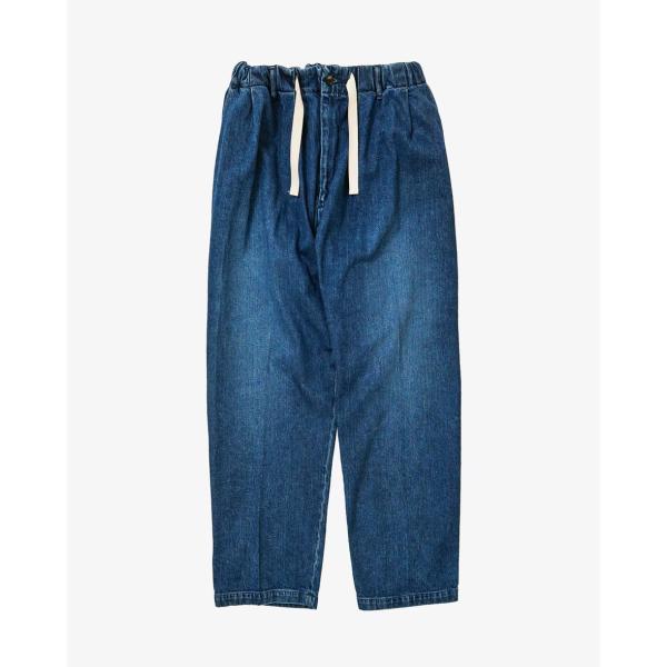 Sillage デニムパンツ イージーパンツ　バギートラウザー　日本製 obtbamsic_slec-btod-dwd