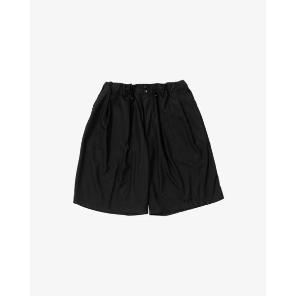 Sillage シアージ circular short pants black stripe サーキュラー 