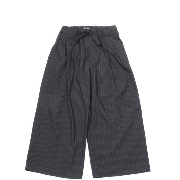 Sillage はかまパンツblack. ワイドパンツ ゴムウエスト Sillage / hakama pants twill anthracite – CASDAY / キャスデイ
