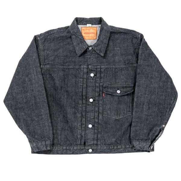 WORKERS ワーカーズ Lot 806XX, T-back, 13.7 oz, Black Raw Denim