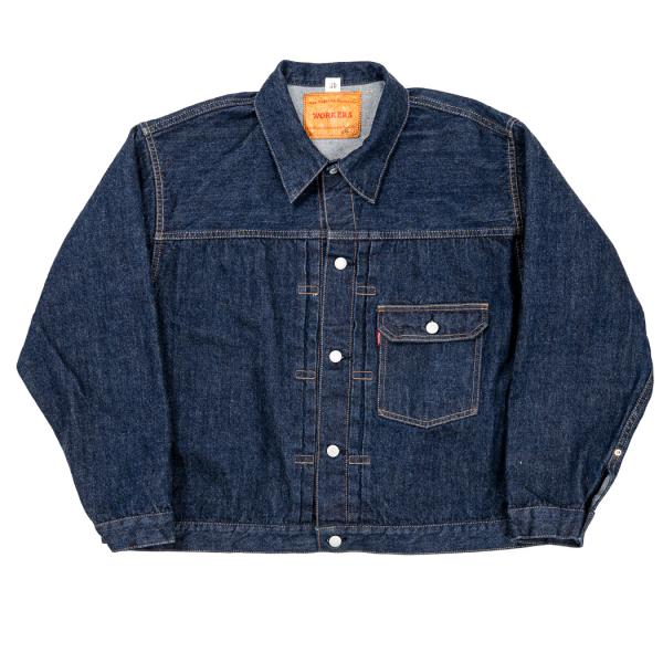 予約商品 WORKERS ワーカーズ Lot 806XH, T-Back, 14.7 oz, Indigo Raw