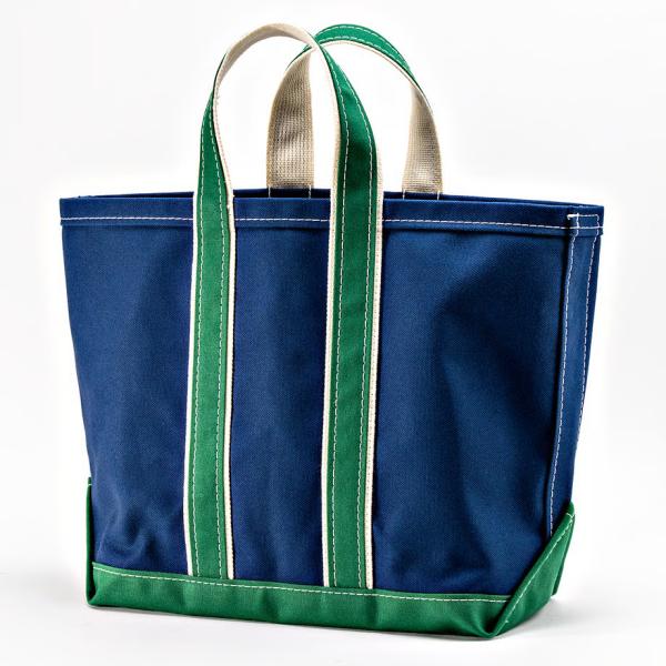 WORKERS ワーカーズ Deluxe Tote Bag/ Navy Body x Green Handle