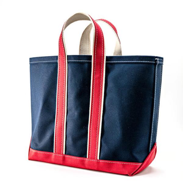 WORKERS ワーカーズ Deluxe Tote Bag/ Navy Body x Red Handle