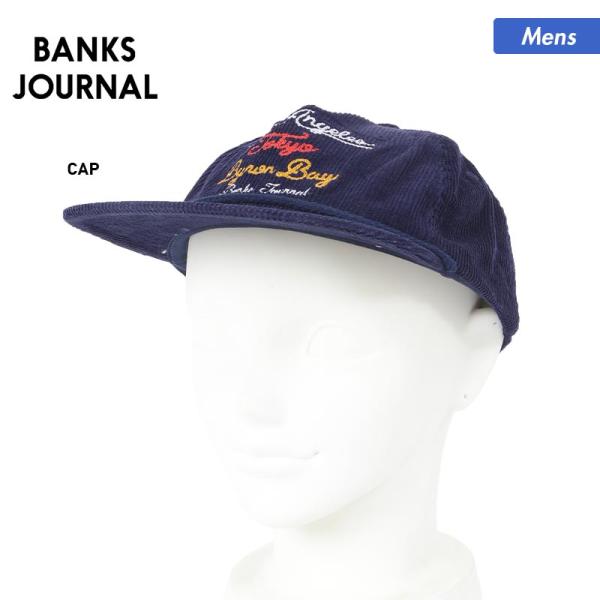 BANKS JOURNAL/バンクスジャーナル メンズ キャップ 帽子 ぼうし コーデュロイ サイズ調節可能 アウトドア HA0145 :258270008:OC SPORTS ヤフー店 通販 Banks journal キャップ サーフブランド