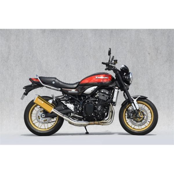 Yamamoto ヤマモトレーシング マフラー Z900RS SLIP-ON UP TYPE-SA ゴールド 2022年〜 40905-UPSAG