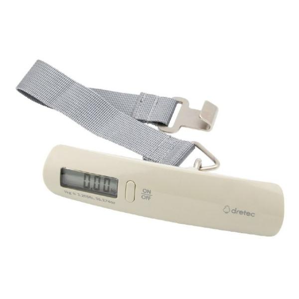 dretec ドリテック ラゲッジスケール ベージュ 旅行荷物をらくらくはかれる LS-107BE