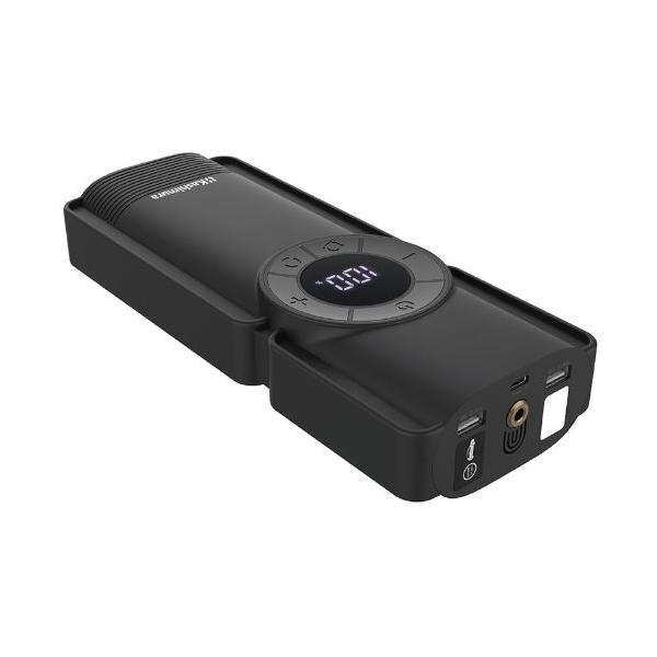 カシムラ KD-269 電動コンプレッサー付きジャンプスターター 8000mAh Kashimura（カシムラ） 電動コンプレッサー付きジャンプスターター