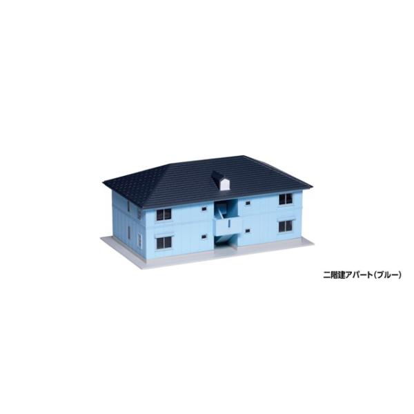 正規品 KATO カトー Nゲージ 二階建アパート ブルー 23-402A