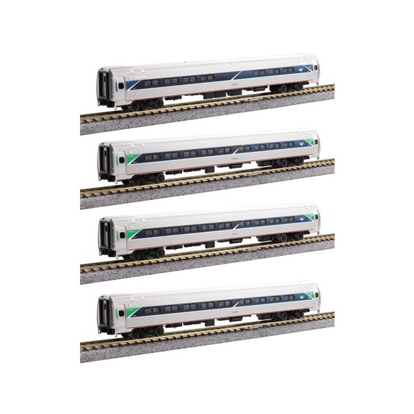 在庫有り KATO カトー 正規品 Nゲージ Amfleet I Amtrak Phase VII Paint 4 Car Set 106-8021