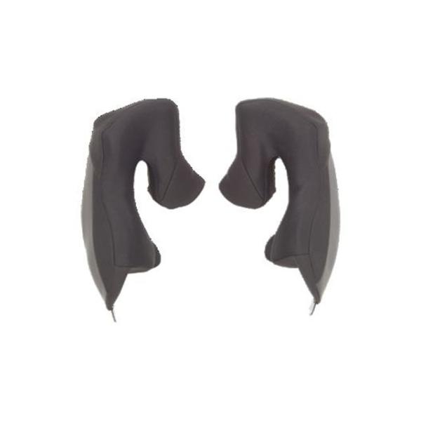 外部倉庫在庫有り OGK オージーケーカブト ヘルメット F19チークパッドセット ブラック 25mm(M・XL)