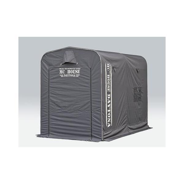 DAYTONA（バイク用品） ガレージ 防水 頑丈フレーム 大型バイク対応  