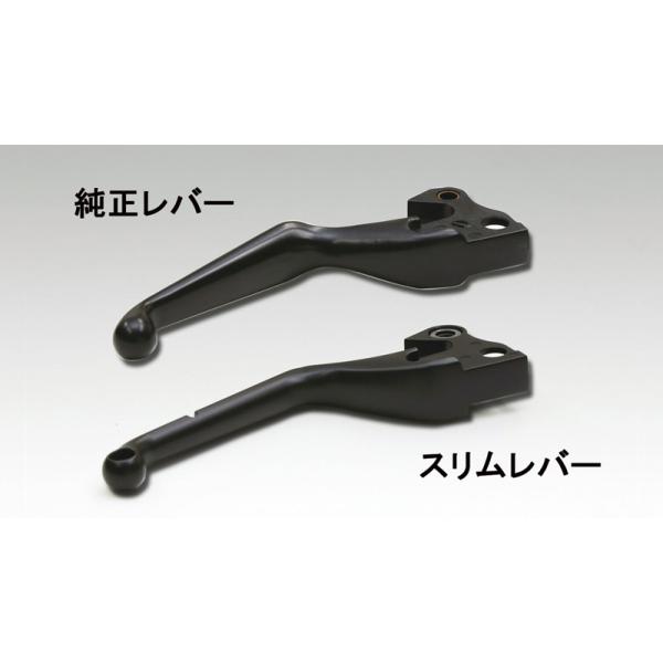 在庫有り スリムレバー アルミダイキャスト ブラック ベアリング入リ 14y- スポーツスター KIJIMA キジマ HD-04372
