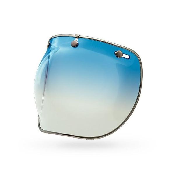 在庫有り BELL ベル ヘルメット アクティブ  3-SNAP BUBBLE DELUXE SHIELD ICE BLUE GRADIENT JP7018140