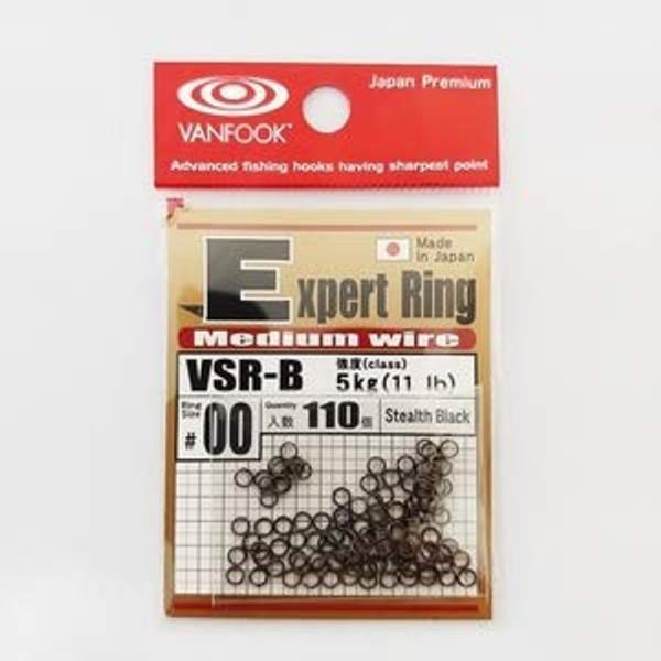 VANFOOK(ヴァンフック) エキスパートリング VSR-B (スプリットリング) 110本入り #00 ステルスブラック :20230307071825-00940:オーシャンチャイルド 通販 VANFOOK(ヴァンフック) エキスパートリング VSR-B (スプリットリング) 110本入り #00 ステルスブラック