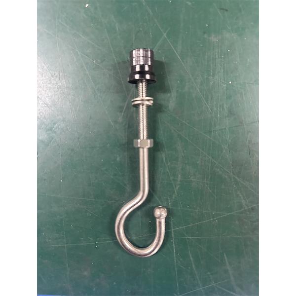 ボードドーリーと連結バーを結ぶフック部分一式セットフックプラスティックパーツワッシャー