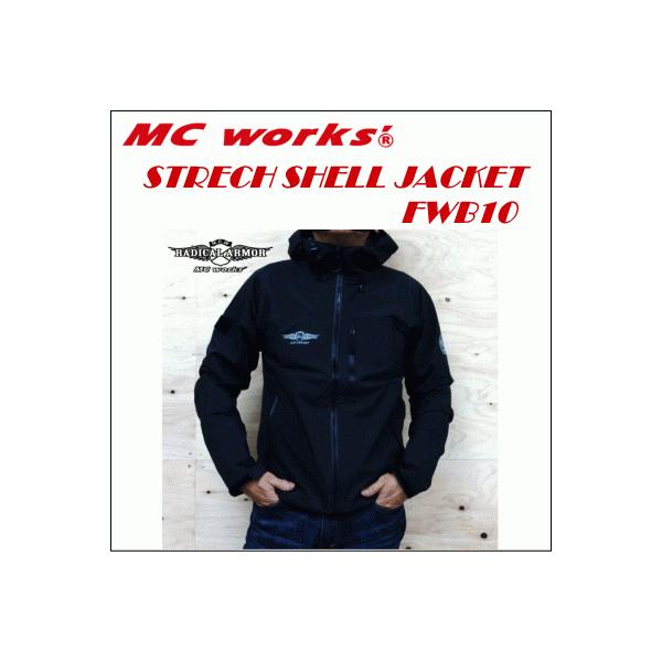 MC works' STRECH SHELL JACKET FWB10 サイズL MC works' STRECH SHELL JACKET FWB10 サイズL