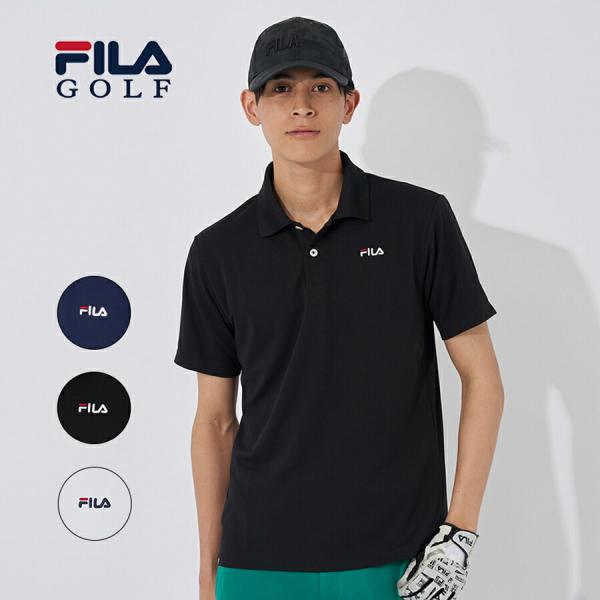 FILA GOLF メンズ 半袖シャツ フィラ ポロシャツ ゴルフ テニス アウトドア 速乾 744667W