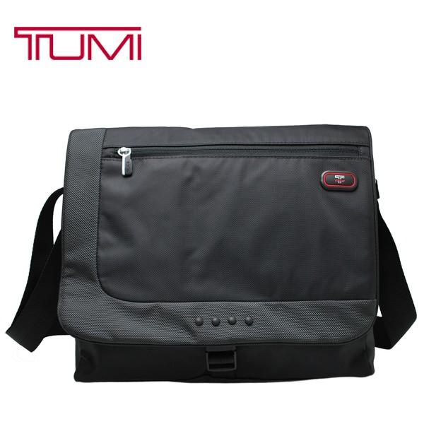 TUMI メッセンジャーバッグ トゥミ T-TECH ショルダーバッグ 黒 ブラック【5138 D】【スリム フラップ バッグ】