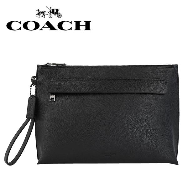 コーチ メンズ セカンドバッグ COACH クラッチバッグ ポーチ 本革