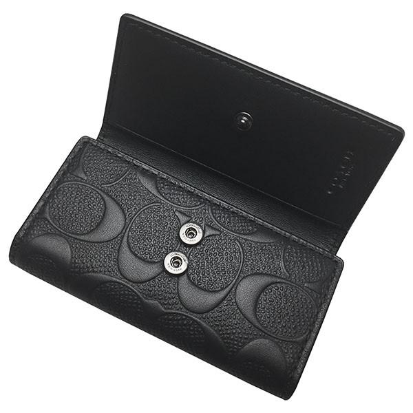 コーチ メンズ キーケース Coach Mens シグネチャー 本革 型押し レザー 4連キーケース 黒 ブラック F Blk アウトレット Buyee Buyee Japanese Proxy Service Buy From Japan Bot Online