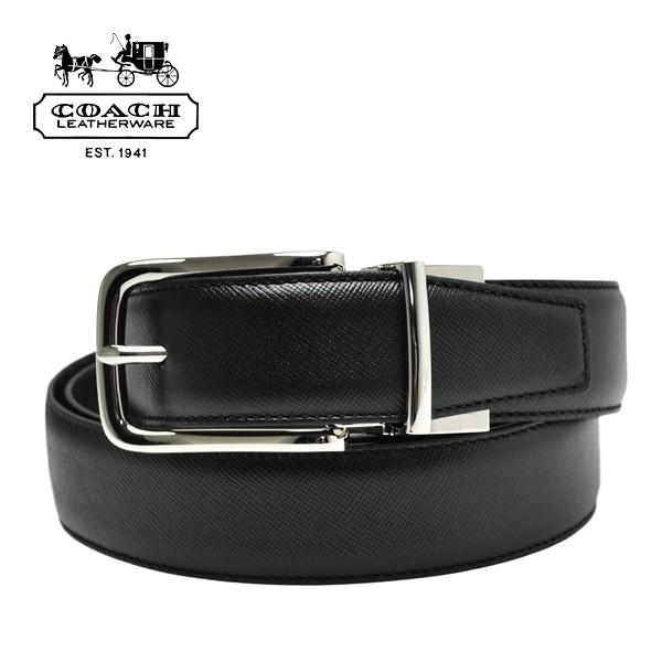 COACH コーチ メンズ ベルト MENS リバーシブル 本革 レザー 黒 COACH コーチ メンズ ベルト MENS リバーシブル 本革 レザー 黒