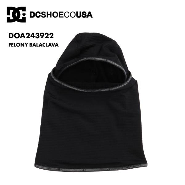 DC SHOES/ディーシー メンズ バラクラバ FELONY BALACLAVA 2024SNOW DOA243922フェイスラインにロゴ入りパイピングがあしらわれた、シンプルなバラクラバです。頭部から鼻先までしっかり覆うタイトなフィット...