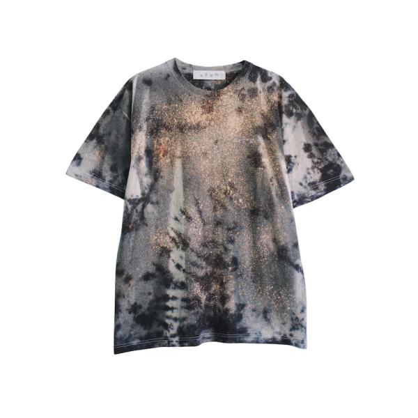 BAL bal LOGO TIE DYE TEE GRAY/BEIGE / バル 2025SS タイダイ T