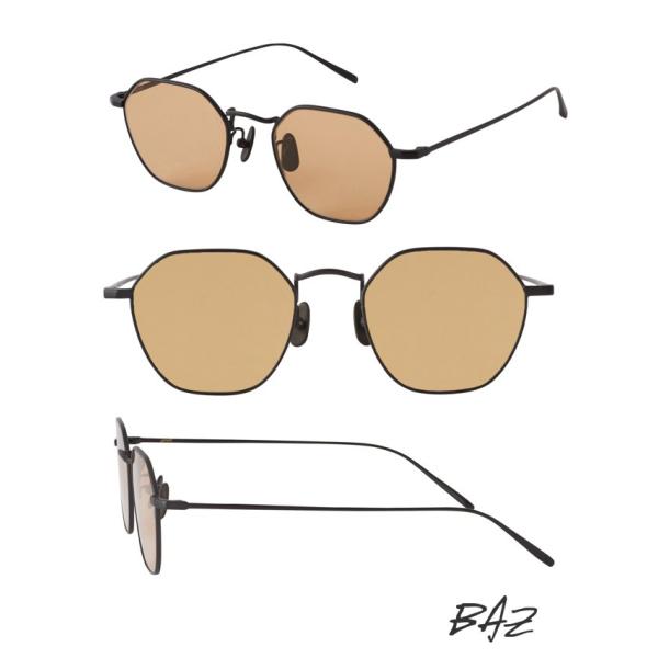【A.D.S.R.】サングラス BAZ ブラウン A.D.S.R. BAZ 01 MATTE BLACK (BROWN) / バズ サングラス ヘキサゴン