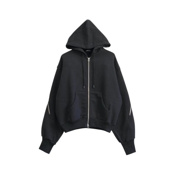 ROTOL（ロトル） ROTOL FOAMORA SWEAT ZIP HOODIE BLACK / 2025AW