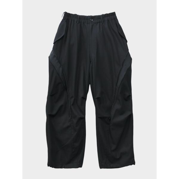 ROTOL（ロトル） ROTOL TORNADE PANTS BLACK / 2026SS ワイドパンツ