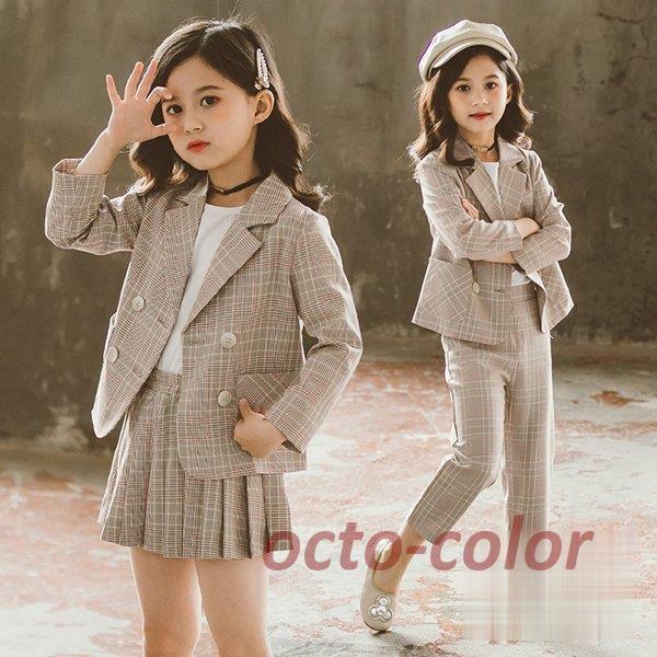 子供スーツ フォーマル 女子 子供服 セットアップ キッズ おしゃれ  