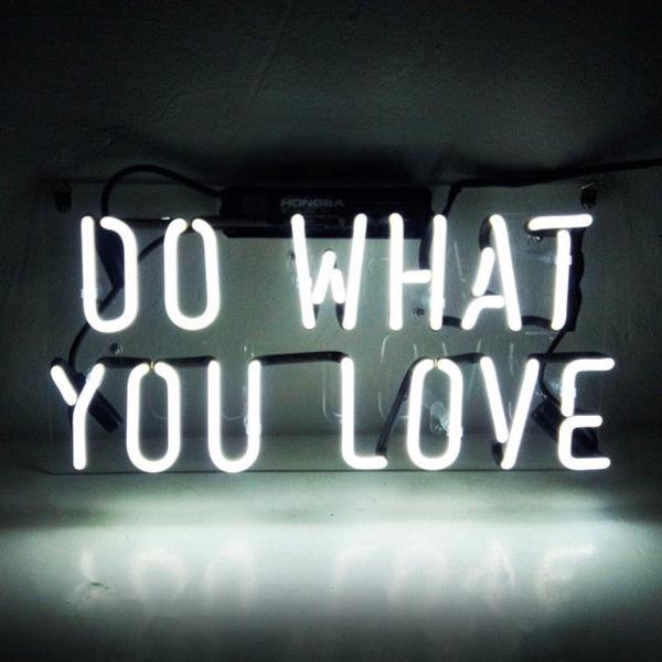 ネオン サイン TN105『DO WHAT YOU LOVE 』 NEON SIGNネオン管