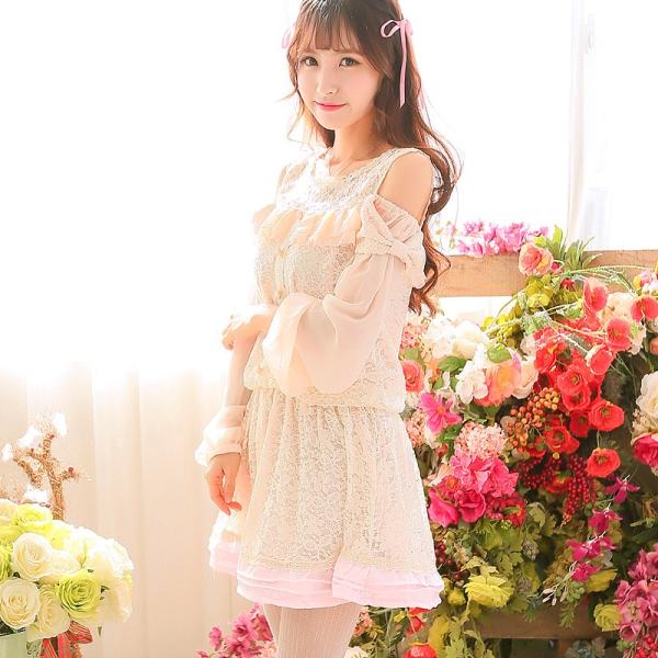 Fire Flower 総レース肩出しフェアリーワンピース F035 Buyee Buyee Japanese Proxy Service Buy From Japan Bot Online