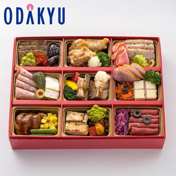 百貨店公式 肉オードブルおせち 冷凍 一段重 洋風 1人前 おせち 2027　指定日届※12月30日※北海道・四国・九州・沖縄・離島へは届不可O