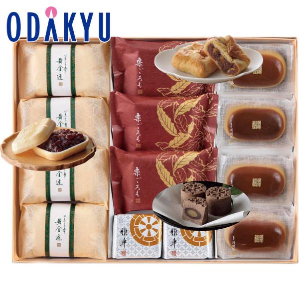 賞味期間：製造から40日内容：黄金逢、萬年樹×各4、栗ごろも×3、雅車×2