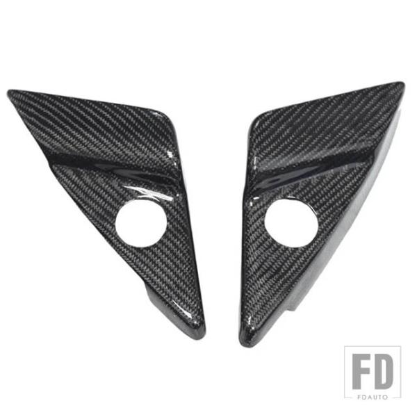 【並行輸入品】マセラティ グラントゥーリズモ GT 2007 2020 用 Aピラーツイーターフレームカバー ペア スピーカーパネルトリム