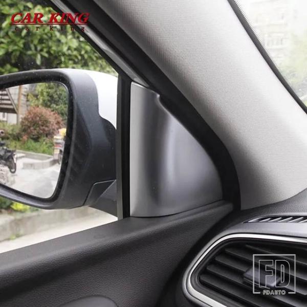 【並行輸入品】RENAULT KADJAR 2015-18用 ABSマットカーインナートライアングルAピラースピーカーコントロールカバートリム2個