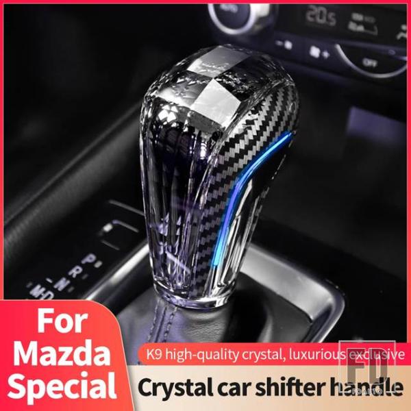 【並行輸入品】マツダ 2 3 アテンザ アクセラ CX-5 CX-40 CX-30 CX-8用 クリスタルギアシフトノブ カスタムギアボックスシフターハンドル 