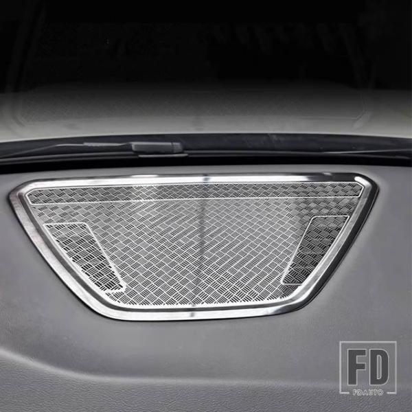 【並行輸入品】BMW X1 IX1 U11 2023 2024用 カーセンターコントロールスピーカーカバー オーディオホーン装飾フレーム ステンレス