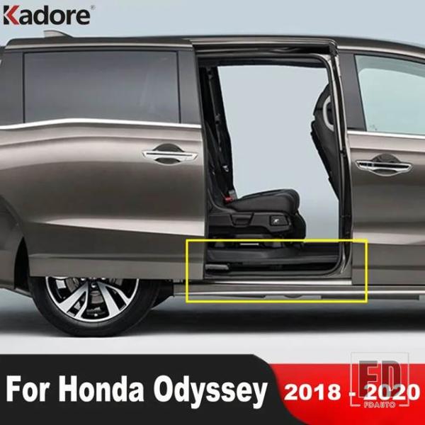 並行輸入品 ホンダ オデッセイ 2018 2019 2020 用 ドアシルスカッフプレートカバートリム ステンレス製 ウェルカムペダルプロテクターガードパッド