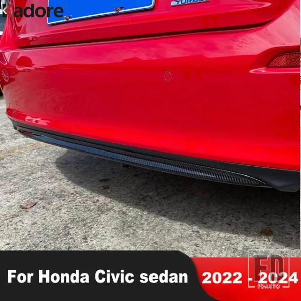 【並行輸入品】ホンダ シビック セダン 2022 2023 2024用 リアボトムバンパーカバートリム テールゲート アンダーグリルストリップ