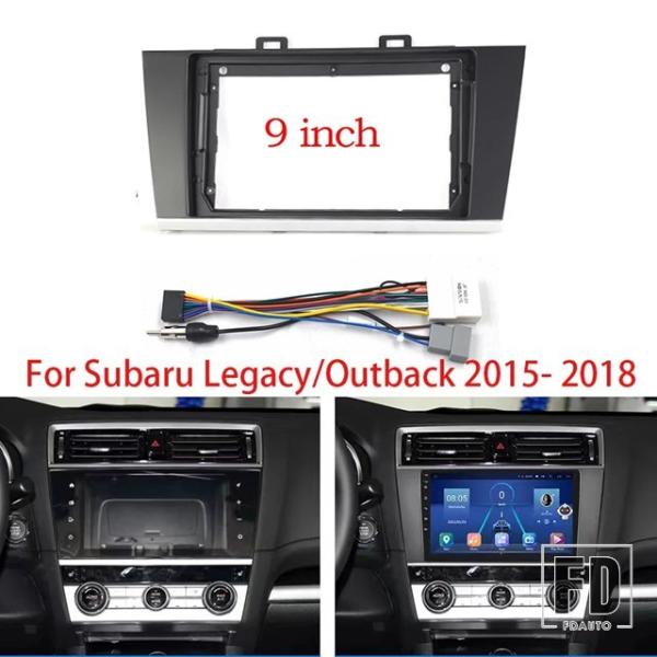 並行輸入品 スバル レガシィ/アウトバック 2015-2018 用 カーラジオフェイシア プレーヤーオーディオ 2DIN フレーム