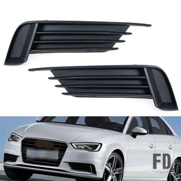 並行輸入品 フロントバンパーフォグランプグリルトリムカバー アウディ A3 2013 - 17 8V5807681 8V5807682