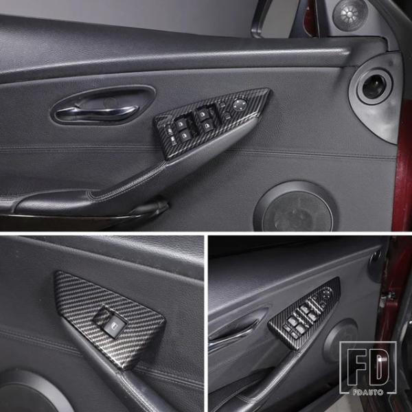 並行輸入品 BMW 6シリーズ E63 E64 630i 650i カブリオレ 2004-2009 パワーウィンドウスイッチ フレーム カバー ステッカー 左ハ