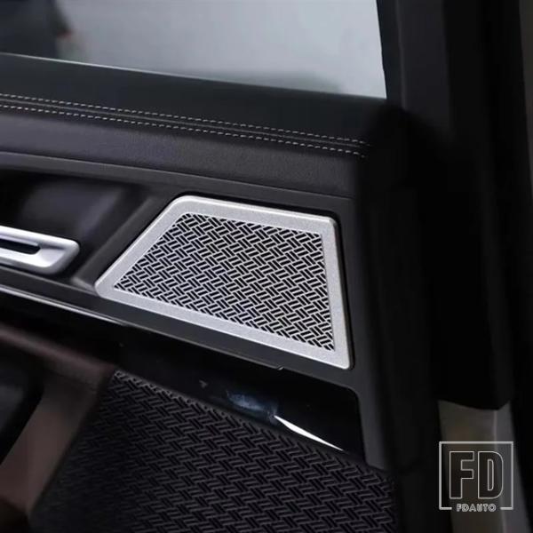 並行輸入品 BMW X1 U11 2023-2025用カースピーカーメッシュカバートリム ハンドル内側
