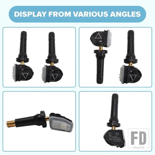 並行輸入品 #98J フォード エクスプローラー F-15 マスタング リンカーン MKX 用タイヤエア圧センサー 4個セット