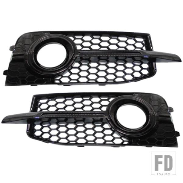 並行輸入品 アウディ A1 8X S-Line 2010 2010 2012 2013 2014 フロントバンパー フォグランプ グリルカバー ハニカムグリル 