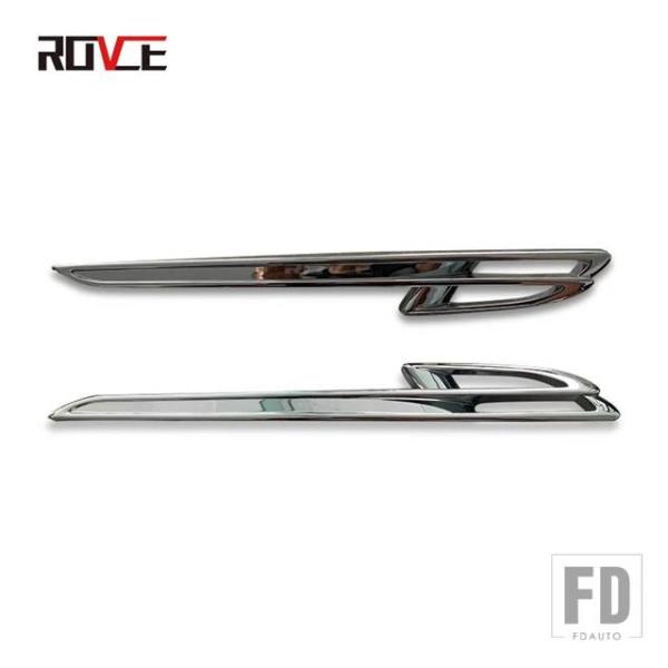 ROVCE エアベント外枠フェンダーベントカバーカーパーツアクセサリーベントレーギャロップフライングスパー 2014-2019 4W0821941E