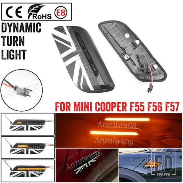 並行輸入品 ミニクーパー 英国ユニオンジャックスタイル LED